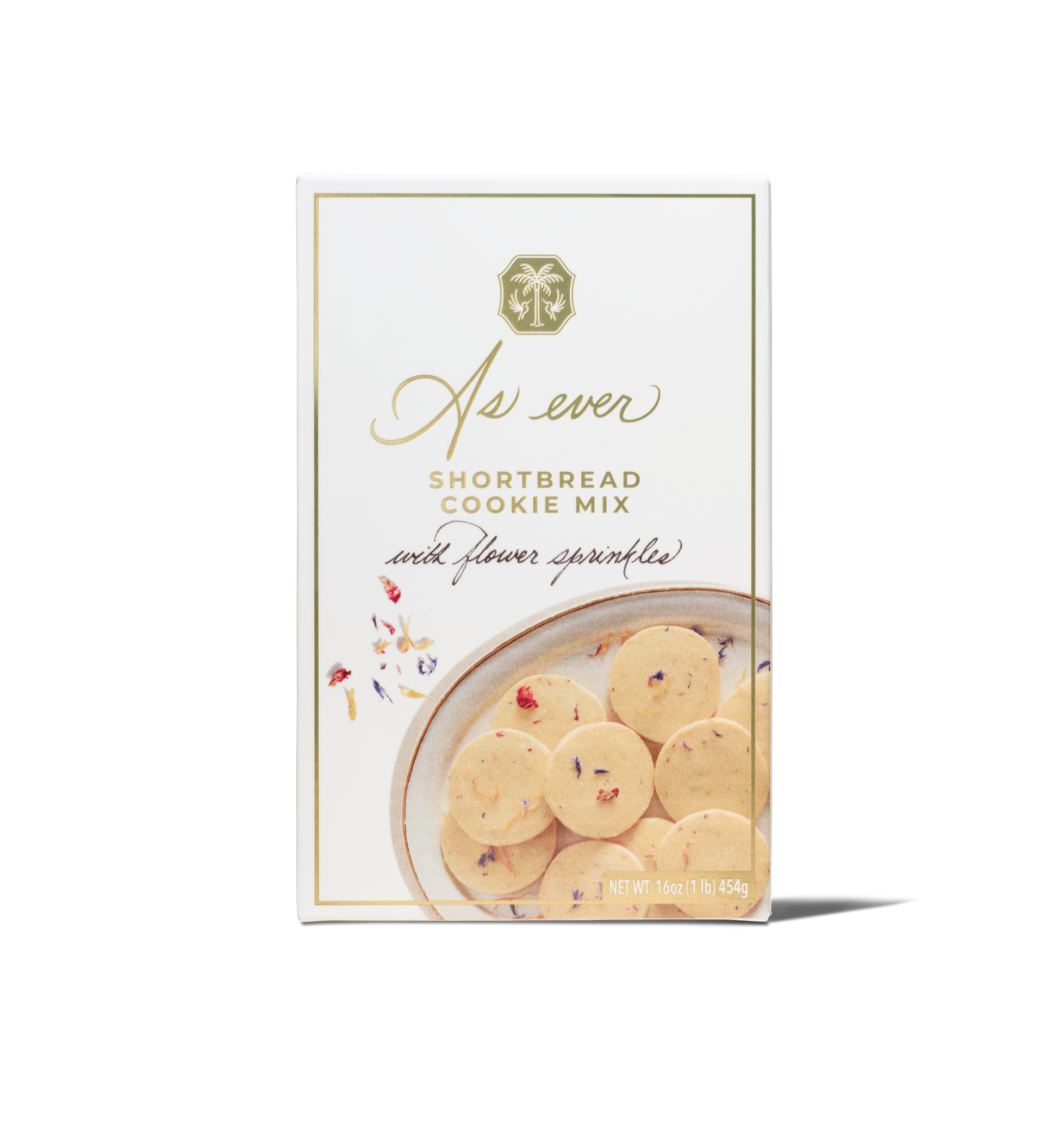 Shortbread cookies mix front of box